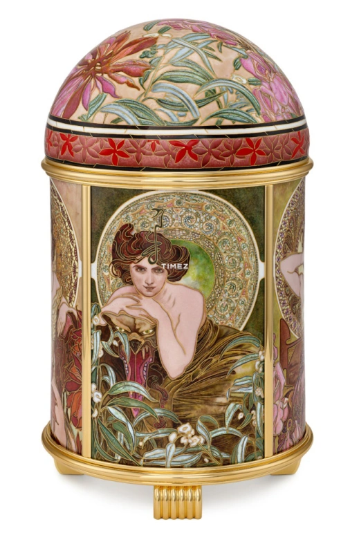Patek Philippe,Dome Clocks ,Yellow Gold,Gold,Multi-Color,Electromechanical,In-house Caliber,Enamel,20157M,20157M-001