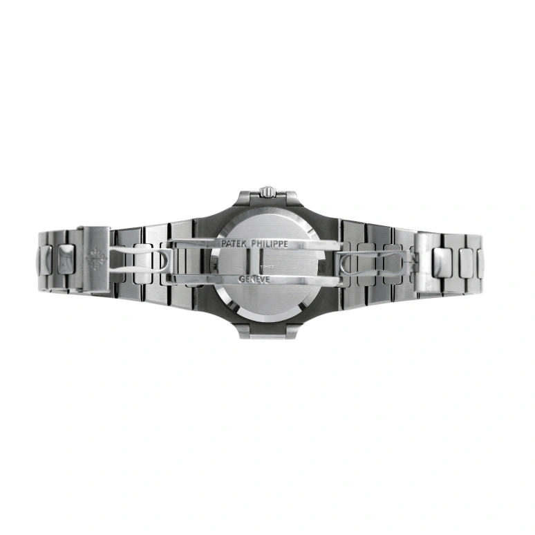 Patek Philippe,Nautilus 37mm,37mm,Stainless Steel,Black,Automatic,Day,In-house Caliber,3800,3800/1A-001