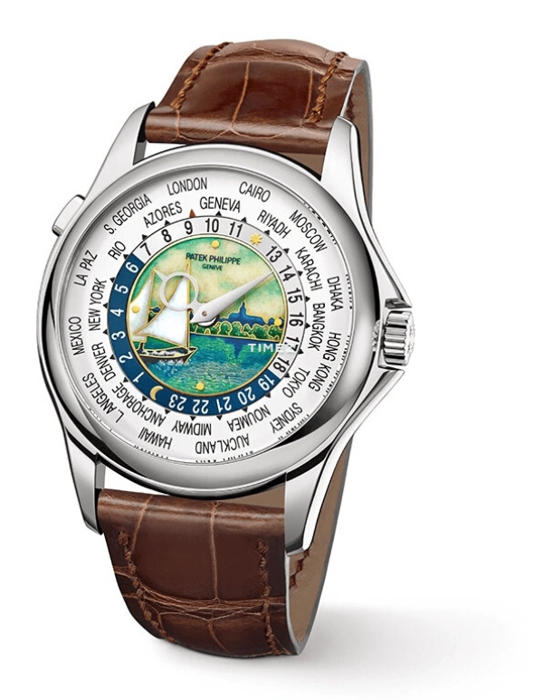 Patek Philippe,Limited Editions 39.50mm,39.50mm,White Gold,White,Automatic,World Time,Day / Night Indication,5131G,5131G-175G-001