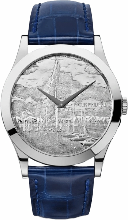 Patek Philippe,Calatrava 38.60mm,38.60mm,White Gold,Silver,Automatic,48hours,In-house Caliber,5089G,5089G-013