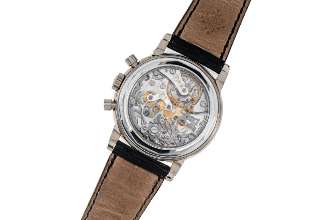 Patek Philippe,Grand Complications 36mm,36mm,White Gold,Silver,Handwound,Chronograph,Moonphase,Perpetual Calendar,Leap Year,60hours,In-house Caliber,3970EG,3970EG-023