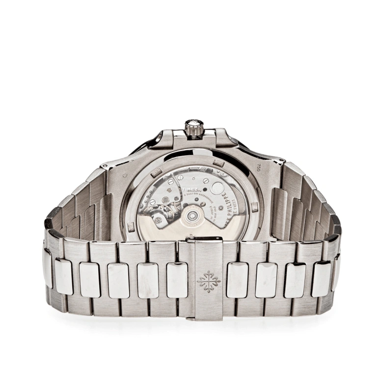 Patek Philippe,Nautilus 37mm,37mm,White Gold,Black,Automatic,Day,In-house Caliber,3711,3711/1G-001