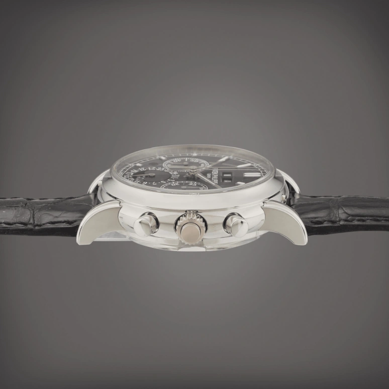 Patek Philippe,Grand Complications 40.20mm,40.20mm,Platinum,Black,Handwound,Chronograph,Moonphase,Perpetual Calendar,Leap Year,55～65hours,In-house Caliber,5204P,5204P-011