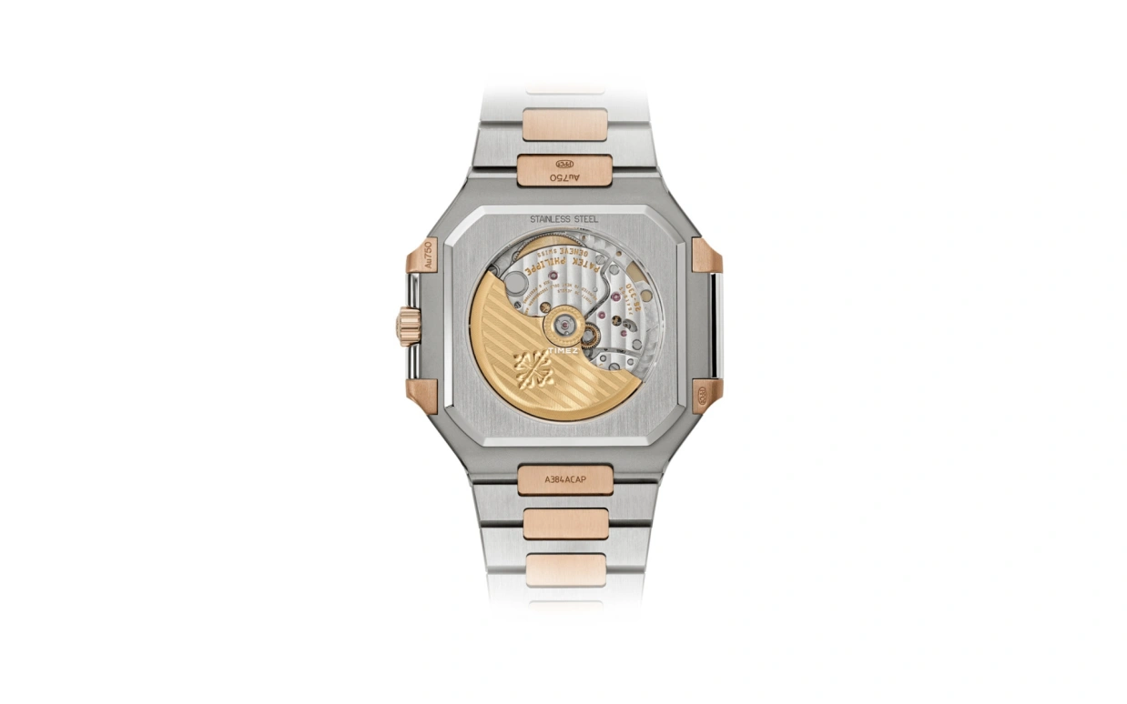 Patek Philippe,Cubitus 45mm,45mm,Stainless Steel,Rose Gold,Blue,Automatic,Day,45hours,5821,5821/1AR-001