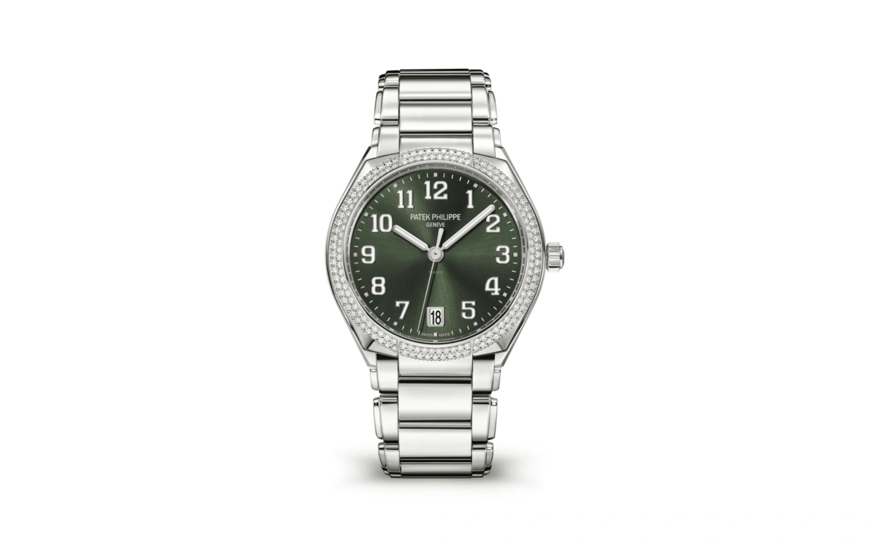 Patek Philippe,Twenty~4 36mm,36mm,Stainless Steel,Green,Automatic,Day,45hours,7300,7300/1200A-011
