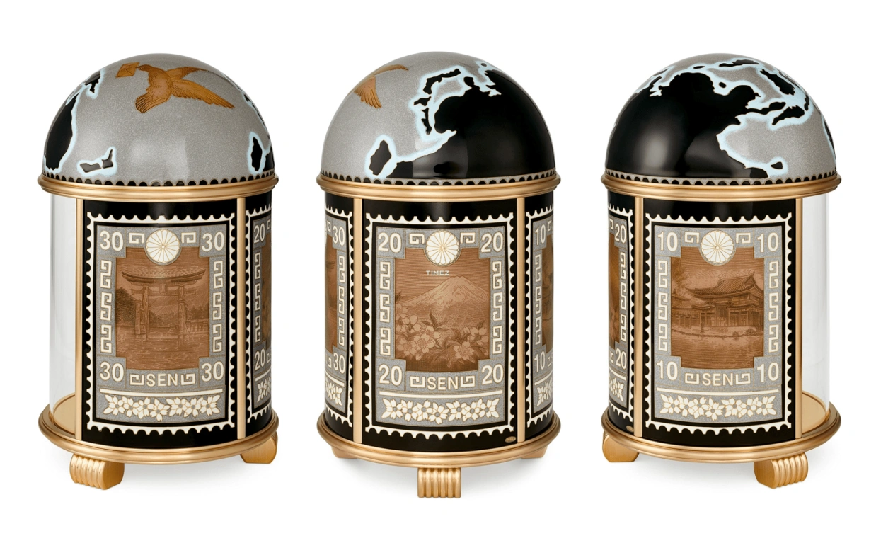 Patek Philippe,Dome Clocks ,Black,Brown,Electromechanical,In-house Caliber,Black,Gray,Enamel,20141M,20141M-001