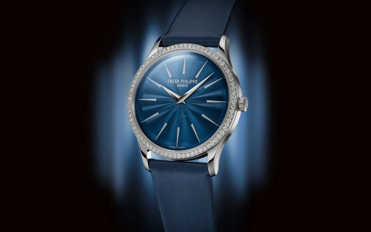 Patek Philippe,Calatrava 35mm,35mm,White Gold,Blue,Automatic,48hours,In-house Caliber,4997,4997/200G-001