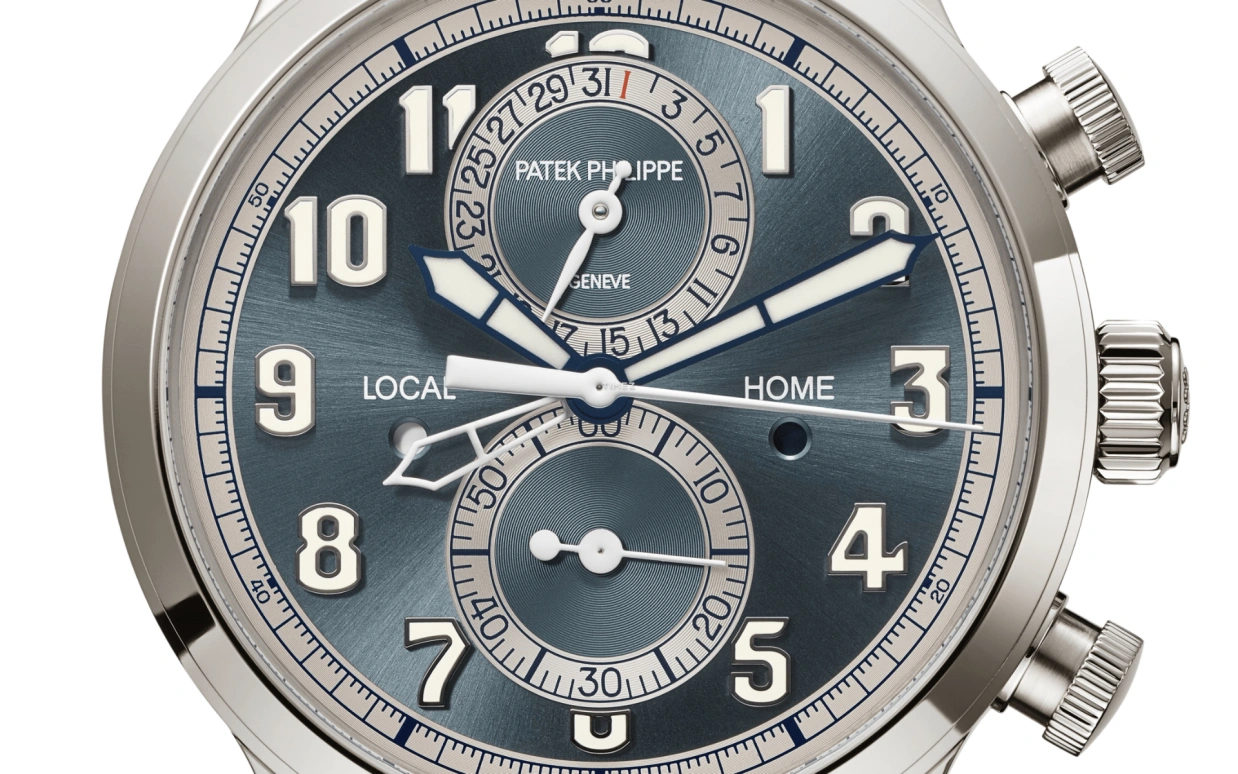 Patek Philippe,Complications 42mm,42mm,White Gold,Grey,Blue,Automatic,Chronograph,Day,Dule Time,Flyback,55hours,In-house Caliber,Ahmed Abouhashima,5924G,5924G-001