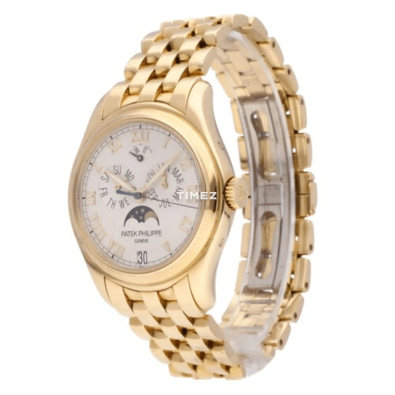 Patek Philippe,Complications 37mm,37mm,Yellow Gold,Cream,Automatic,Moonphase,Annual Calendar,Month,Date,In-house Caliber,Sapphire,Crystal Glass,5036,5036/1J-001