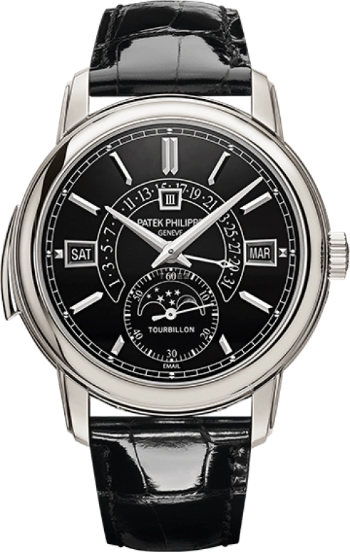 Patek Philippe,Grand Complications 40.20mm,40.20mm,Platinum,Black,Handwound,Moonphase,Perpetual Calendar,Leap Year,Month,48hours,In-house Caliber,5316P,5316P-001