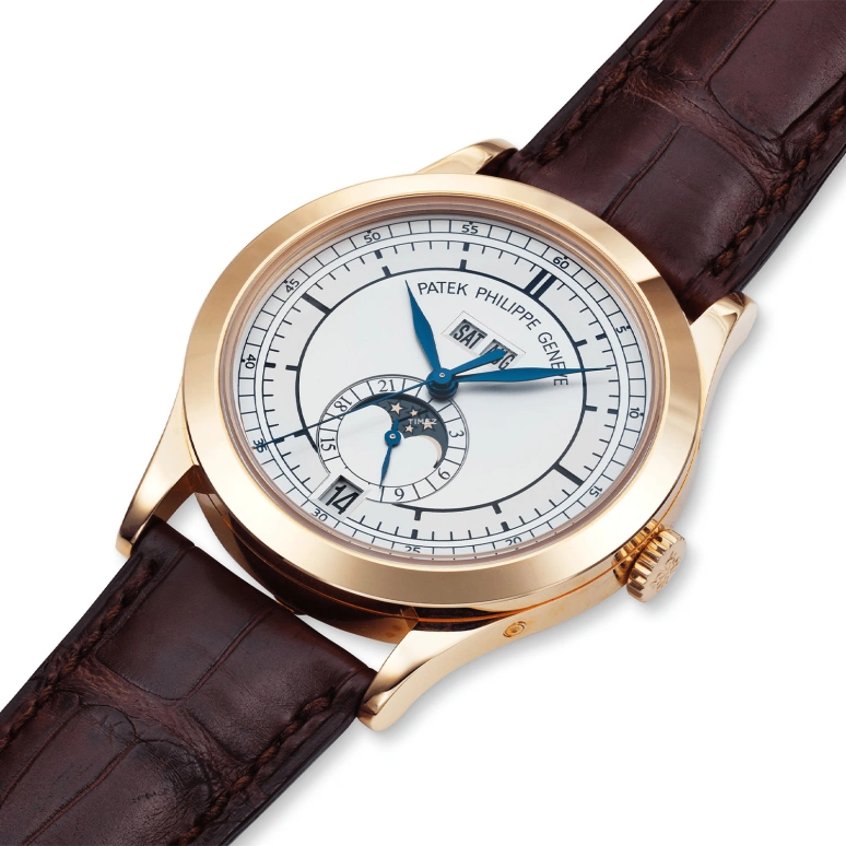 Patek Philippe,Complications 38mm,38mm,Rose Gold,White,Automatic,Moonphase,Annual Calendar,Month,Date,In-house Caliber,Sapphire,Crystal Glass,5396R,5396R-001