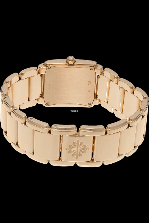 Patek Philippe,Twenty~4 26x25mm,26x25mm,Rose Gold,Silver White,White,Quartz,In-house Caliber,Sapphire,4910,4910/11R-001