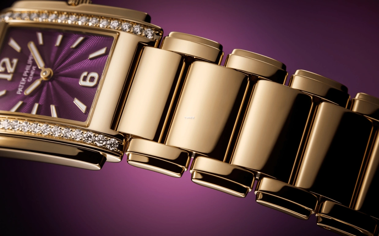Patek Philippe,Twenty~4 25.10x30mm,25.10x30mm,Rose Gold,Purple,Quartz,In-house Caliber,Sapphire,Crystal Glass,Ben Chilwell,4910,4910/1201R-010