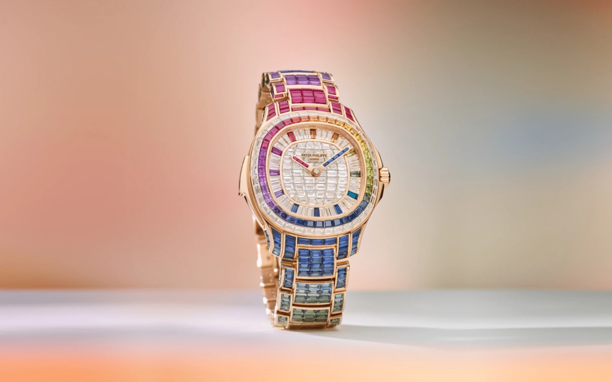 Patek Philippe,Aquanaut 38.80mm,38.80mm,Rose Gold,Silver White,Automatic,Minute Repeater,48hours,Anant Ambani,Salman Khan,5260,5260/1455R-001