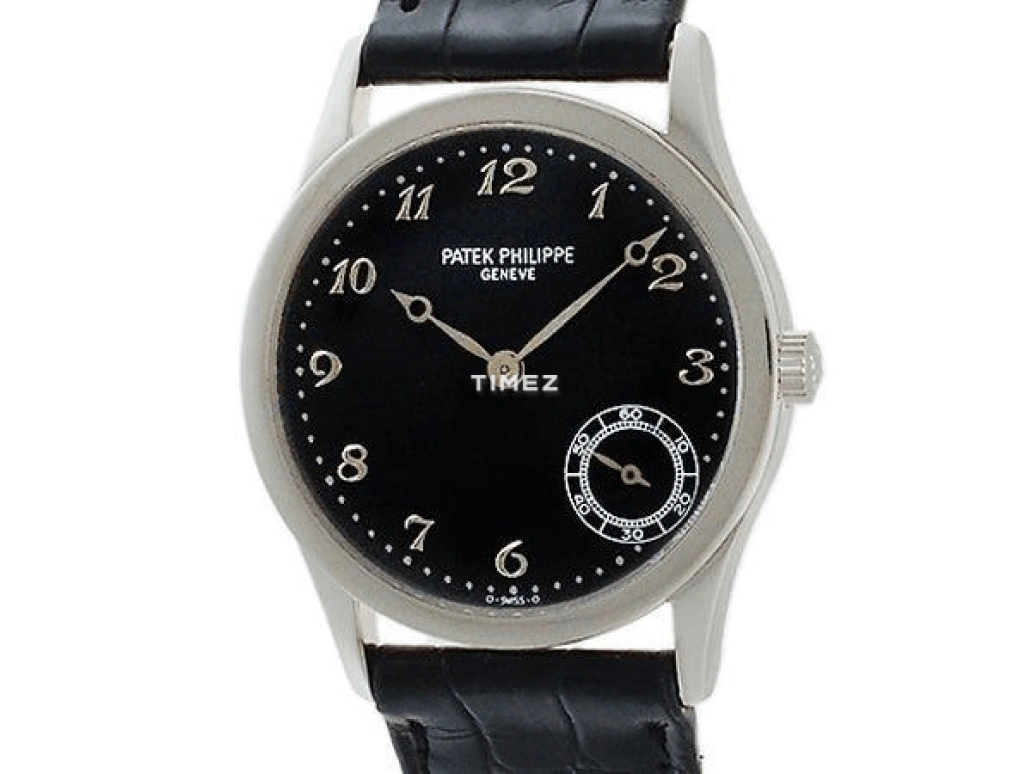 Patek Philippe,Calatrava 33mm,33mm,White Gold,Black,Automatic,48hours,In-house Caliber,5026G,5026G-001