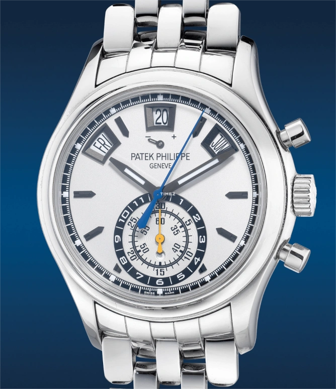 Patek Philippe,Complications 40.50mm,40.50mm,Stainless Steel,Silver,Automatic,Chronograph,Month,Date,Day,55hours,In-house Caliber,5960,5960/1A-011