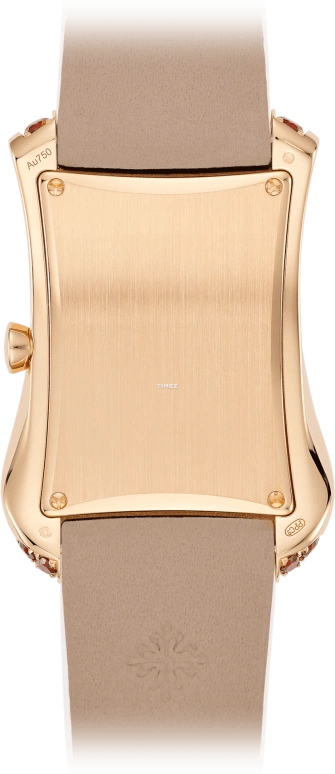 Patek Philippe,Gondolo 28.60x40.85mm,28.60x40.85mm,Rose Gold,Dual,Black,White,Quartz,In-house Caliber,Sapphire,Crystal Glass,4962,4962/200R-010