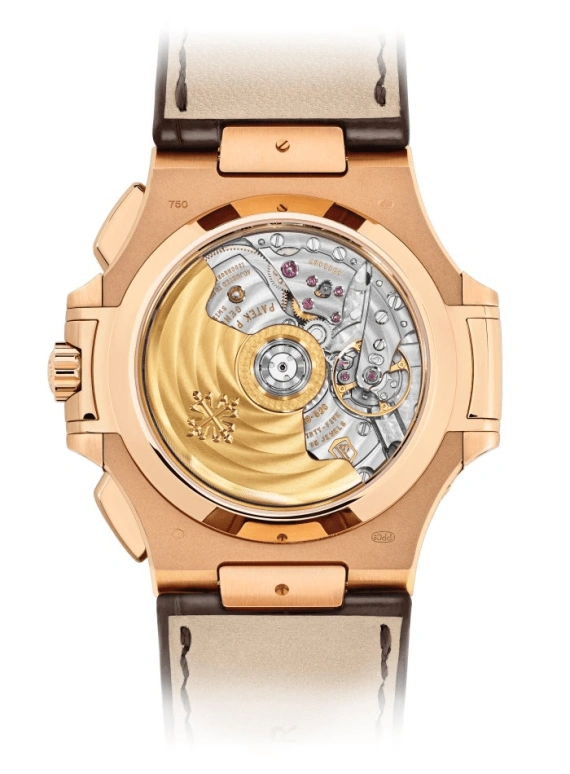Patek Philippe,Nautilus 40.50mm,40.50mm,Rose Gold,Brown,Automatic,Chronograph,Day,Gerard Piqué Bernabéu,Sergio Ramos,5980R,5980R-001