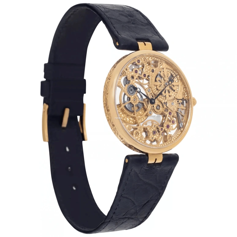 Patek Philippe,Complications 31mm,31mm,Yellow Gold,Skeleton,Gold,Automatic,48hours,In-house Caliber,3878