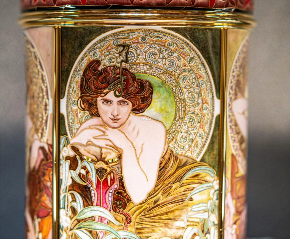 Patek Philippe,Dome Clocks ,Yellow Gold,Gold,Multi-Color,Electromechanical,In-house Caliber,Enamel,20157M,20157M-001
