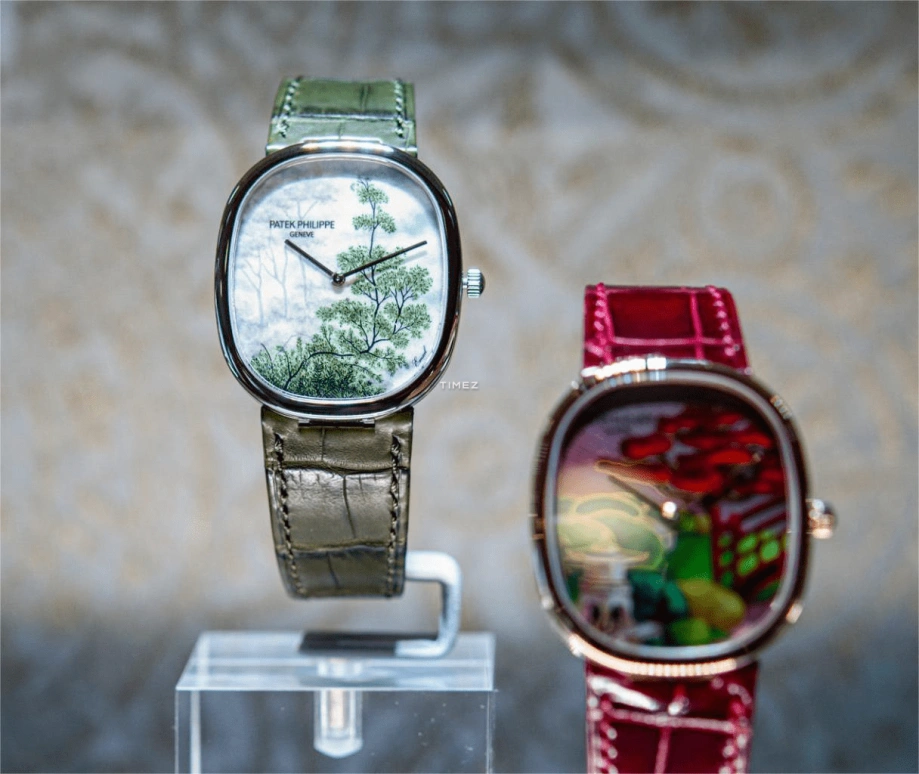 Patek Philippe,Golden Ellipse ,White Gold,White,Green,Automatic,48hours,In-house Caliber,5738,5738/50G-027