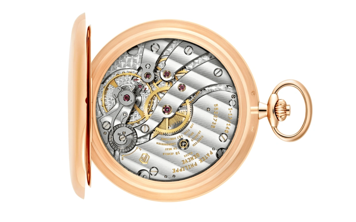 Patek Philippe,Pocket Watches 48mm,48mm,Rose Gold,White,Handwound,50hours,In-house Caliber,980R,980R-001