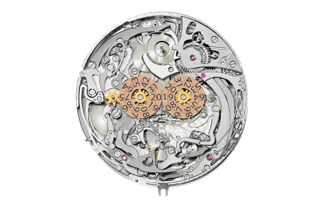 Patek Philippe,Grand Complications 47.40mm,47.40mm,Stainless Steel,Pink,Handwound,Moonphase,Perpetual Calendar,Leap Year,Month,72hours,In-house Caliber,6300A,6300A-010