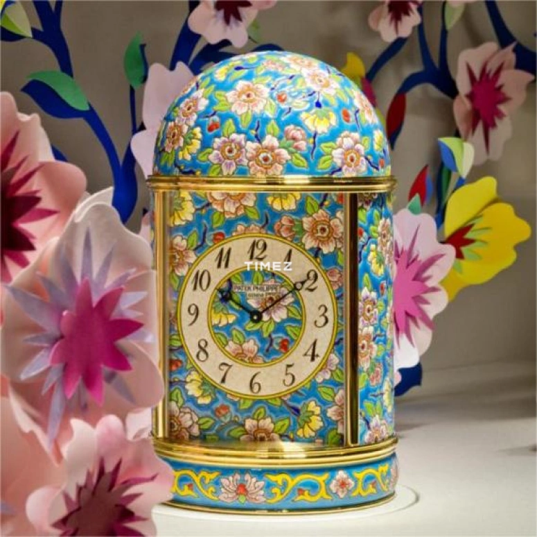Patek Philippe,Dome Clocks ,Blue,Electromechanical,In-house Caliber,Blue,Colorful,Enamel,20044M,20044M-001