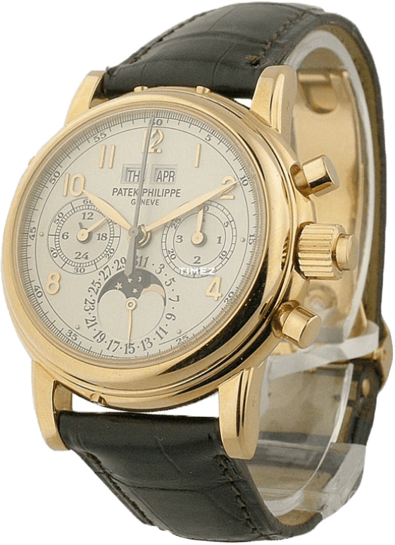 Patek Philippe,Grand Complications 36.70mm,36.70mm,Rose Gold,Silver,Handwound,Chronograph,Moonphase,Perpetual Calendar,Leap Year,60hours,In-house Caliber,5004R,5004R-014