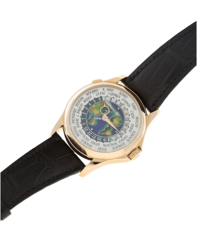 Patek Philippe,Complications 39.50mm,39.50mm,Rose Gold,Multi-Color,Green,Blue,White,Automatic,World Time,Day / Night Indication,5131R,5131R-011