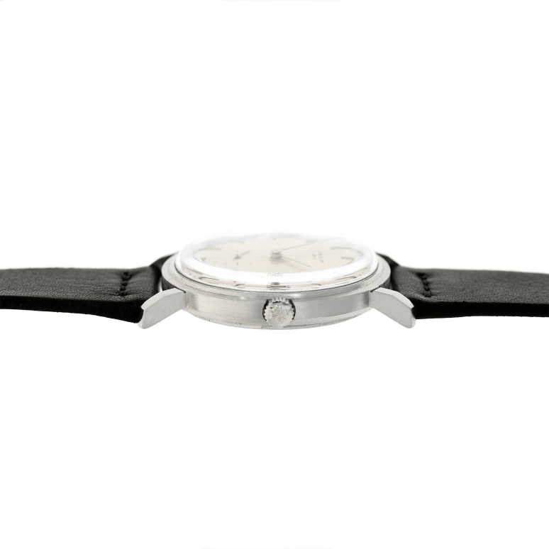 Patek Philippe,Calatrava 35mm,35mm,Platinum,Silver,Automatic,Day,38hours,3445P