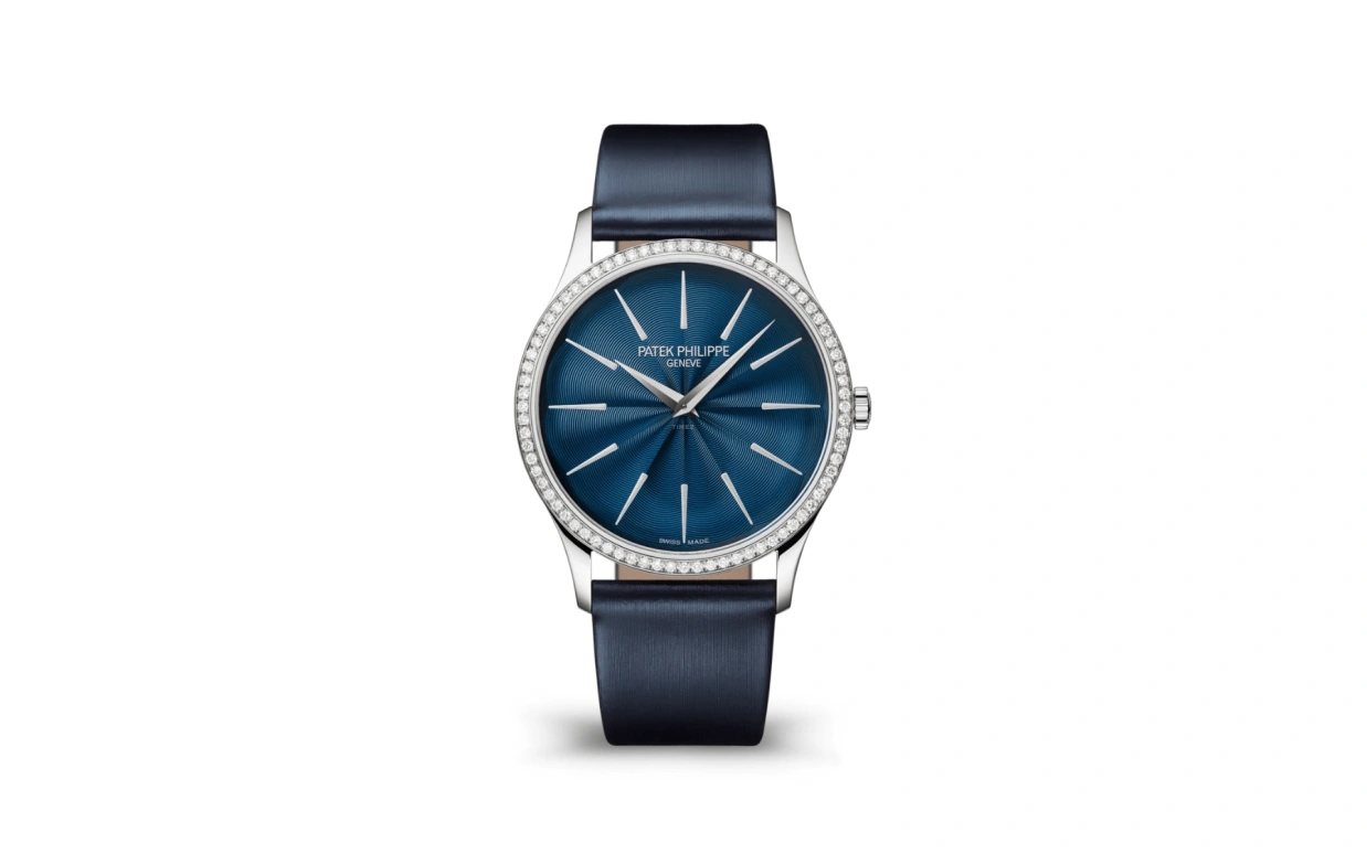 Patek Philippe,Calatrava 35mm,35mm,White Gold,Blue,Automatic,48hours,In-house Caliber,4997,4997/200G-001