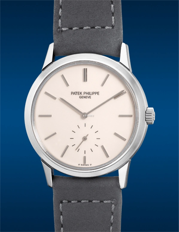 Patek Philippe,Calatrava 33mm,33mm,Stainless Steel,White,Handwound,44hours,In-house Caliber,3718A IVORY