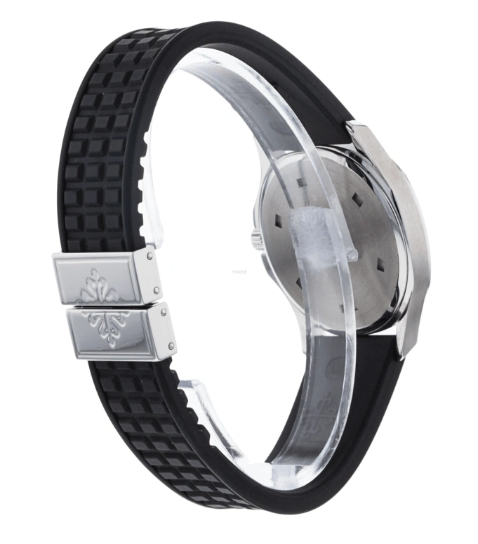 Patek Philippe,Aquanaut 29.40mm,29.40mm,Stainless Steel,Black,Quartz,Day,In-house Caliber,4961A,4961A-001