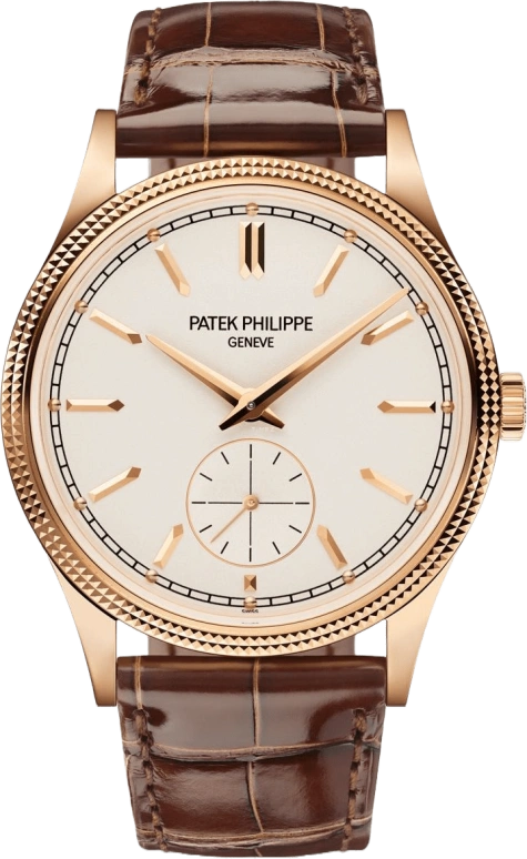 Patek Philippe,Calatrava 39mm,39mm,Rose Gold,Silver,Handwound,65hours,In-house Caliber,6119R,6119R-001