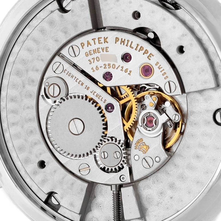 Patek Philippe,Complications 31mm,31mm,White Gold,Silver White,Handwound,Moonphase,38hours,4958,4958/1G-001