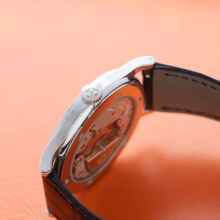 Patek Philippe,Calatrava 38mm,38mm,White Gold,Multi-Color,Black,White,Green,Orange,Automatic,48hours,In-house Caliber,5077,5077/100G-016