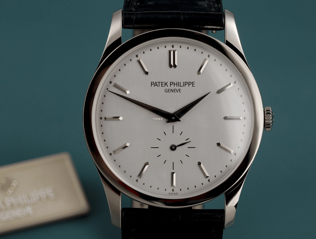 Patek Philippe,Calatrava 37mm,37mm,White Gold,Silver,Handwound,44hours,In-house Caliber,5196G,5196G-001