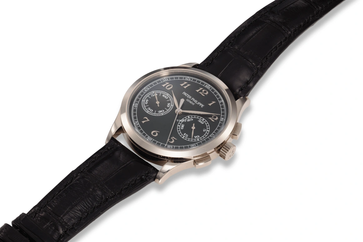 Patek Philippe,Complications 39.40mm,39.40mm,White Gold,Black,Handwound,Chronograph,65hours,5170G,5170G-010
