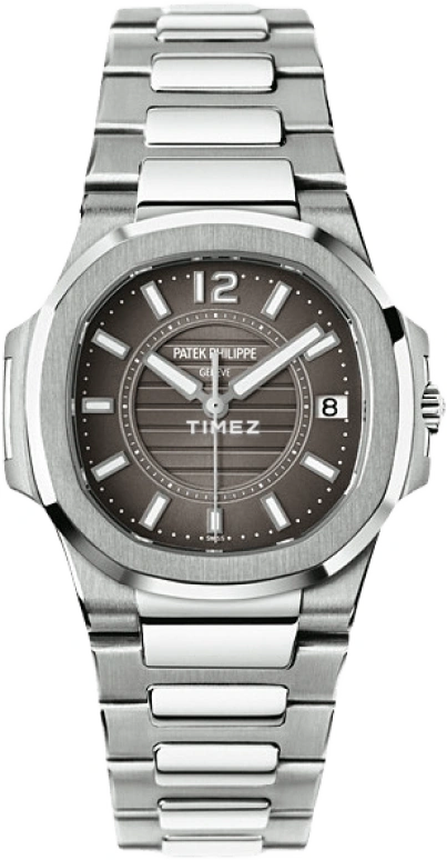 Patek Philippe,Nautilus 32mm,32mm,White Gold,Grey,Quartz,Day,In-house Caliber,7011,7011/1G-010