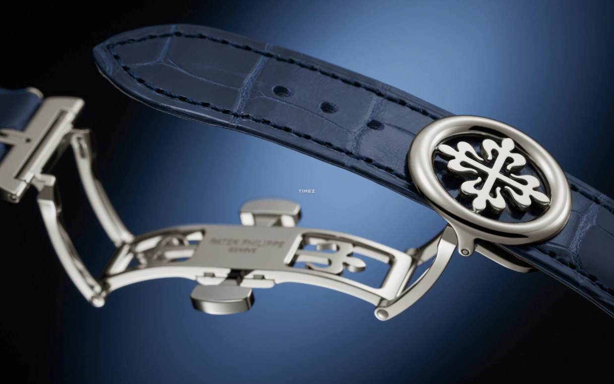 Patek Philippe,Grand Complications 42mm,42mm,White Gold,Blue,Automatic,Chronograph,Monopoussoir,Moonphase,Perpetual Calendar,48hours,In-house Caliber,5308G,5308G-001