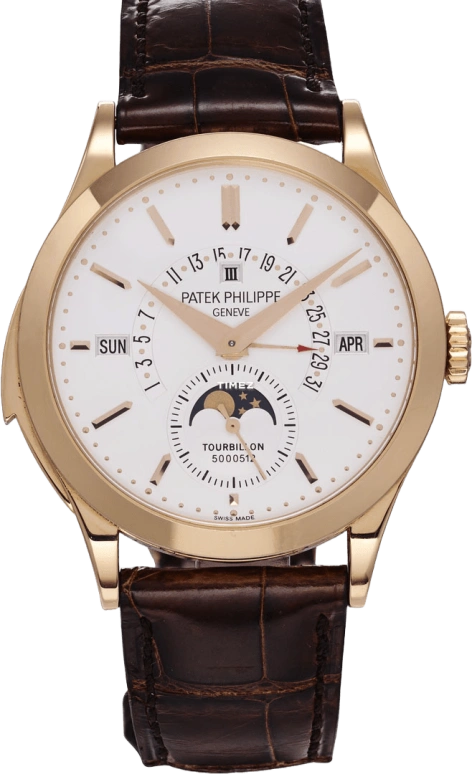 Patek Philippe,Grand Complications 39.50mm,39.50mm,Rose Gold,Silver,Handwound,Moonphase,Perpetual Calendar,Leap Year,Month,48hours,In-house Caliber,5216R,5216R-001