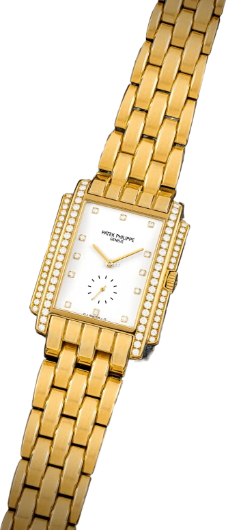 Patek Philippe,Gondolo 30x38mm,30x38mm,Yellow Gold,White,Handwound,44hours,In-house Caliber,5025,5025/001J