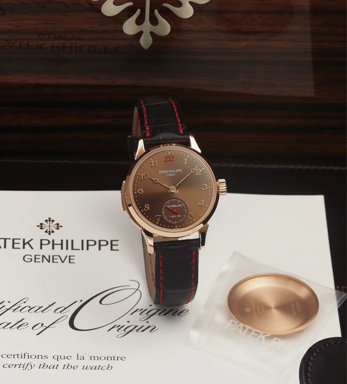 Patek Philippe,Grand Complications 33.30mm,33.30mm,Rose Gold,Brown,Handwound,Tourbillon,Minute Repeater,3939HR,3939HR-011