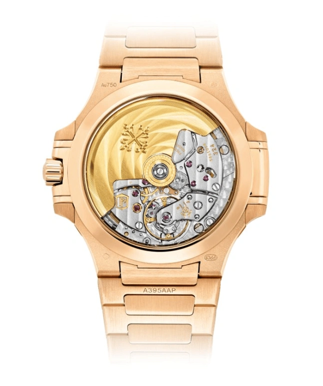 Patek Philippe,Nautilus 35.20mm,35.20mm,Rose Gold,Rose,White,Automatic,Day,45hours,Romeo James Beckham,7118,7118/1R-001