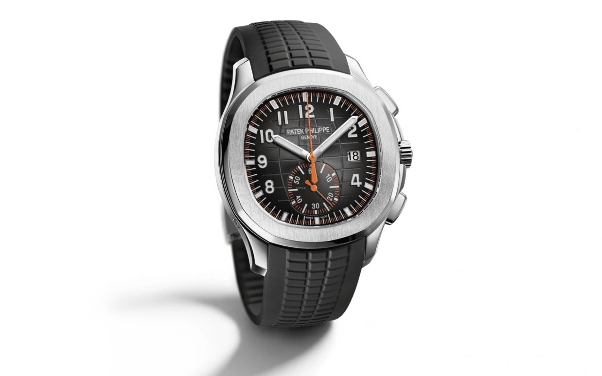 Patek Philippe,Aquanaut 42.20mm,42.20mm,Stainless Steel,Black,Automatic,Chronograph,Day,Jack Grealish,Lionel Messi,James Harden,La Pulga,GOAT,5968A,5968A-001