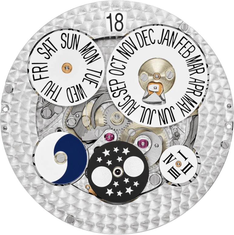 Patek Philippe,Grand Complications 41mm,41mm,White Gold,Blue,Handwound,Moonphase,Perpetual Calendar,Leap Year,Month,48hours,In-house Caliber,5207G,5207G-001