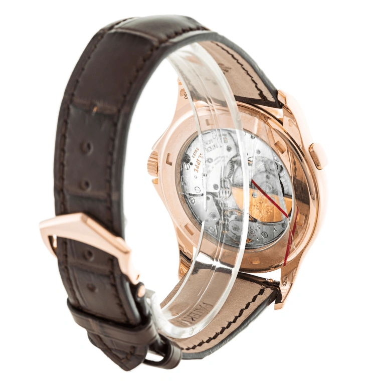 Patek Philippe,Complications 39.50mm,39.50mm,Rose Gold,Silver,Automatic,World Time,Day / Night Indication,5130R,5130R-001