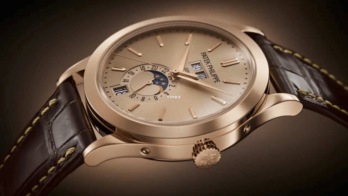 Patek Philippe,Complications 38.50mm,38.50mm,Rose Gold,Sand,Automatic,Moonphase,Annual Calendar,Month,Date,35～45hours,In-house Caliber,5396R,5396R-016