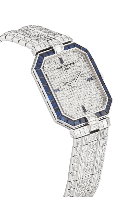 Patek Philippe,Other 27mm,27mm,White Gold,Silver,Handwound,44hours,In-house Caliber,3994,3994/12WG